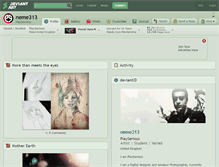Tablet Screenshot of neme313.deviantart.com