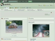 Tablet Screenshot of lgoesbang.deviantart.com