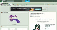 Desktop Screenshot of animegirly.deviantart.com