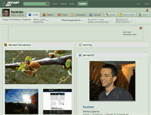 Tablet Screenshot of lucenzo.deviantart.com