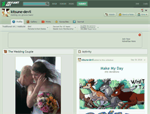 Tablet Screenshot of kitsune-devil.deviantart.com