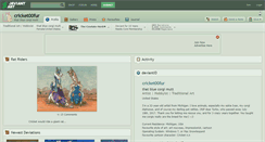 Desktop Screenshot of cricket00fur.deviantart.com