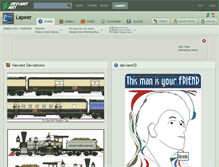 Tablet Screenshot of lapeer.deviantart.com