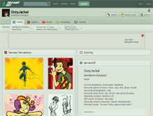 Tablet Screenshot of greyjackal.deviantart.com