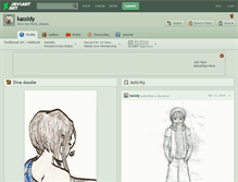 Tablet Screenshot of kassidy.deviantart.com