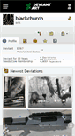 Mobile Screenshot of blackchurch.deviantart.com