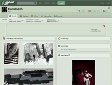 Tablet Screenshot of blackchurch.deviantart.com
