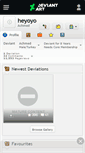 Mobile Screenshot of heyoyo.deviantart.com