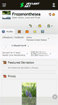 Mobile Screenshot of frozenonthesea.deviantart.com