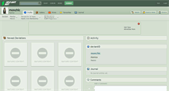 Desktop Screenshot of monchic.deviantart.com