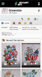 Mobile Screenshot of oceansize.deviantart.com