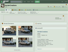 Tablet Screenshot of nordercreations.deviantart.com