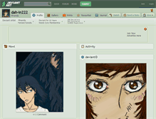 Tablet Screenshot of dah-in222.deviantart.com