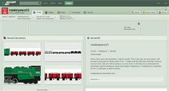 Desktop Screenshot of masterpeace23.deviantart.com