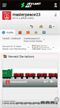 Mobile Screenshot of masterpeace23.deviantart.com