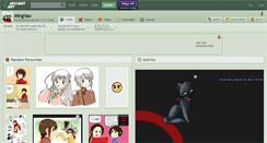 Desktop Screenshot of mingyao.deviantart.com
