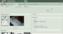 Desktop Screenshot of cadu.deviantart.com