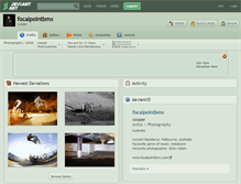 Tablet Screenshot of focalpointbmx.deviantart.com