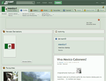 Tablet Screenshot of mexico1.deviantart.com
