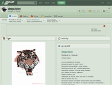 Tablet Screenshot of deepvision.deviantart.com
