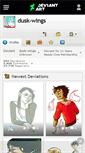 Mobile Screenshot of dusk-wings.deviantart.com