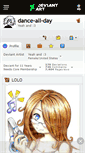 Mobile Screenshot of dance-all-day.deviantart.com