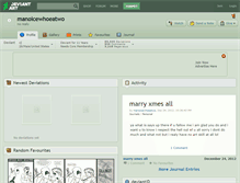 Tablet Screenshot of manoicewhoeatwo.deviantart.com