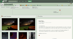 Desktop Screenshot of continentaldrift.deviantart.com