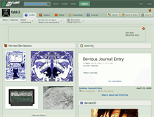 Tablet Screenshot of fakk3.deviantart.com