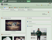 Tablet Screenshot of designn.deviantart.com