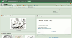 Desktop Screenshot of cassave.deviantart.com