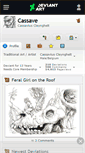 Mobile Screenshot of cassave.deviantart.com