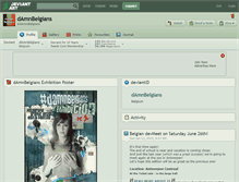 Tablet Screenshot of damnbelgians.deviantart.com