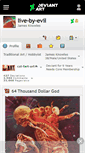 Mobile Screenshot of live-by-evil.deviantart.com
