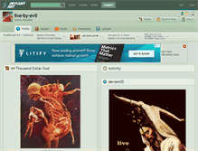 Tablet Screenshot of live-by-evil.deviantart.com