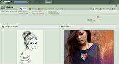 Desktop Screenshot of dushky.deviantart.com