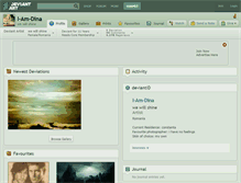 Tablet Screenshot of i-am-dina.deviantart.com