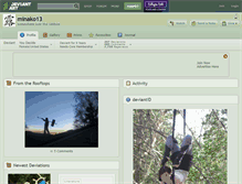 Tablet Screenshot of minako13.deviantart.com