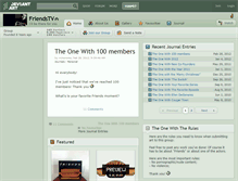 Tablet Screenshot of friendstv.deviantart.com