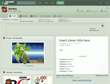 Tablet Screenshot of jesness.deviantart.com