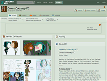 Tablet Screenshot of gwenxcourtney-fc.deviantart.com