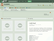Tablet Screenshot of krypter01.deviantart.com