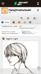 Mobile Screenshot of hanajimamurasaki.deviantart.com