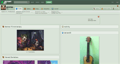 Desktop Screenshot of grenias.deviantart.com