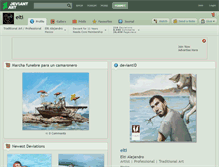 Tablet Screenshot of elti.deviantart.com