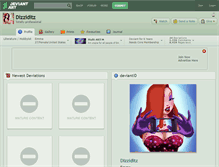 Tablet Screenshot of dizziditz.deviantart.com