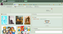 Desktop Screenshot of elfsymphonyserena.deviantart.com