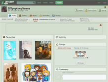 Tablet Screenshot of elfsymphonyserena.deviantart.com