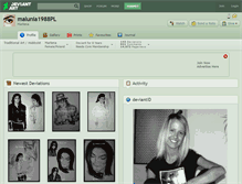 Tablet Screenshot of malunia1988pl.deviantart.com