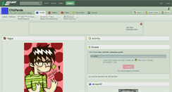 Desktop Screenshot of chizpanda.deviantart.com